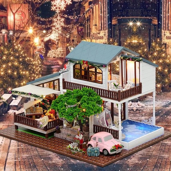 Christmas cheap barbie house