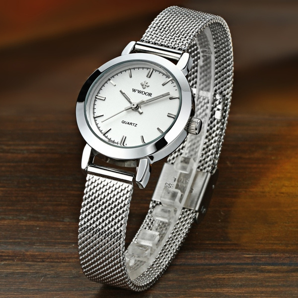 Montres Femmes De Luxe Montres Femmes Casual Quartz Montre Femme Horloge Argent Montre Femme Bracelet En Acier Inoxydable F minino