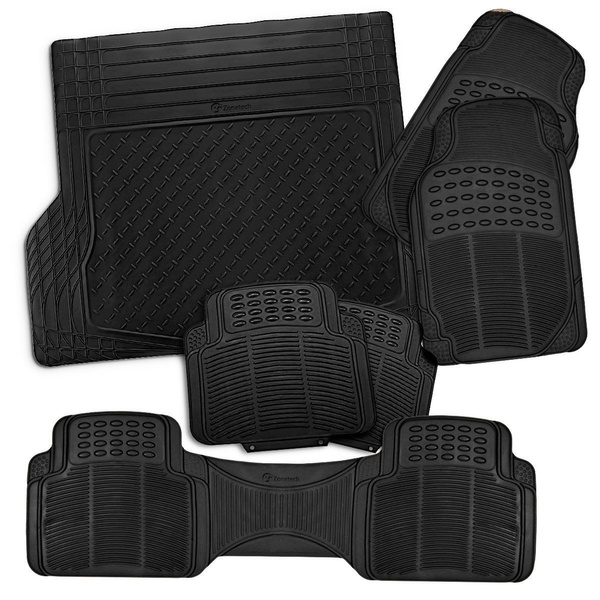 Zone Tech Heavy Duty Rubber Trunk Cargo Mat - Beige - Direct Fit For Car Liners