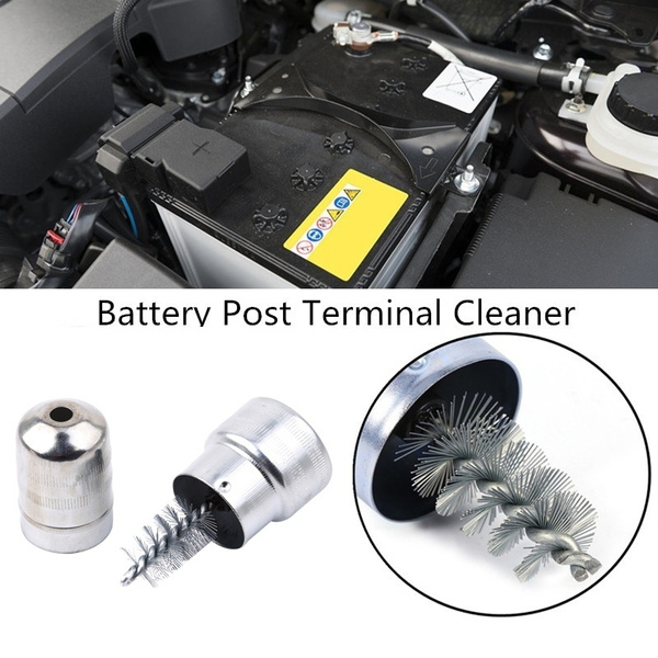 Car Battery Post Terminal Cleaner Brush Dirt Corrosion Brush Hand Clean  Tool