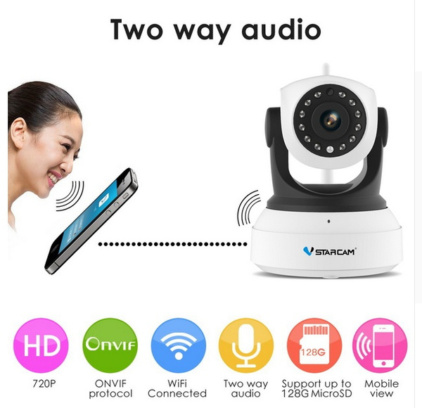 VStarcam F24S 1080P Full HD Wireless IP Camera Pan Tilt Dual