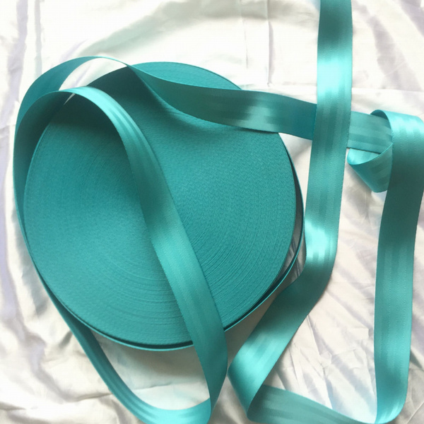 15 meter Roll Seat Belt Webbing Safety Strap Turquoise Color 48mm Wide