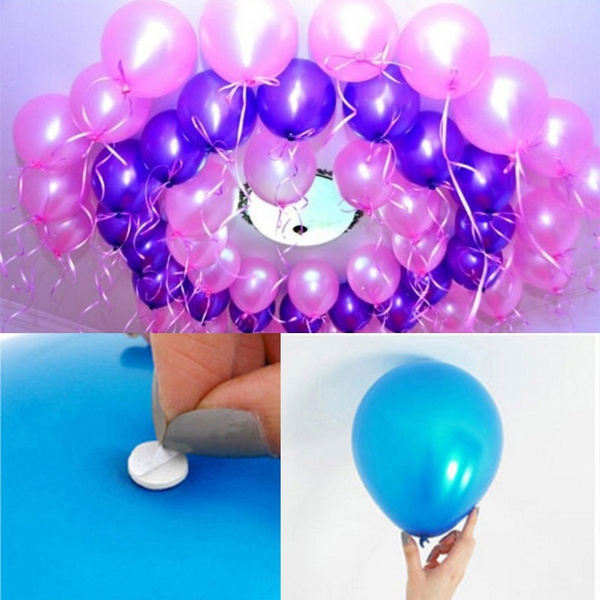 100 Points Balloon Attachment Glue Dot Attach Balloons to Ceiling or ...