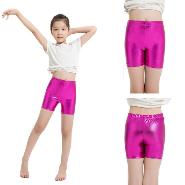 Girls' Metallic Short, Dancewear