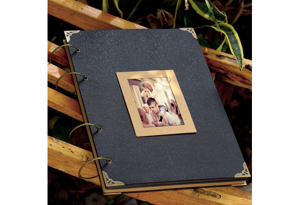 Extra Large Ring Binder Photo Album - 76 pages// Kraft Scrapbook