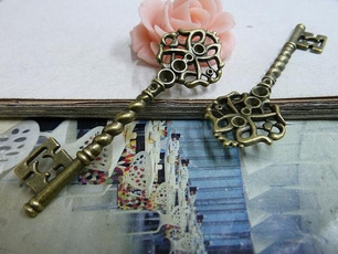 Antique, Key Charms, Jewelry, diymaterial