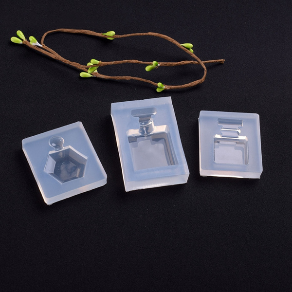 2022 New 1PCS Perfume Bottle Charms Craft DIY Transparent UV Resin