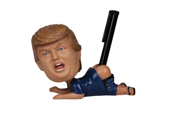 Trump Resin Pen Holder Interesting Office Pen Holder Donald Trump Pen Holder Desktop Decoration