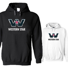 menscasualhoodie, westernstartruck, Star, pullover hoodie