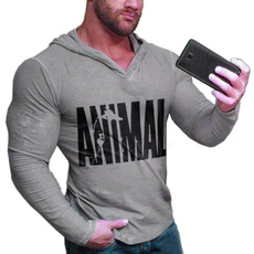 Moda, gymsweatshirt, bodybuildinghoodie, letter print