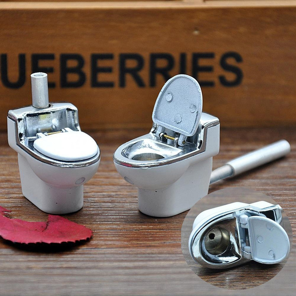 Creative Smoking Pipe Toilet Bowl Smoke Cigarette Tobacco Cigar