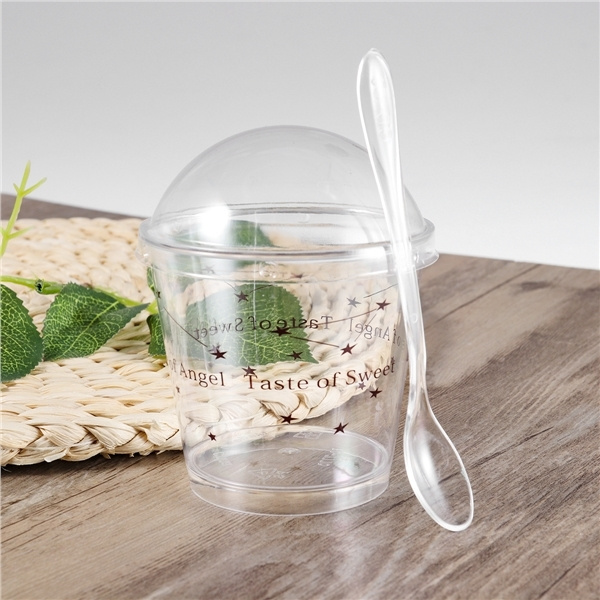 Clear-Up Non-Toxic Disposable Cakecup Sets Dessert Containers with Dome ...