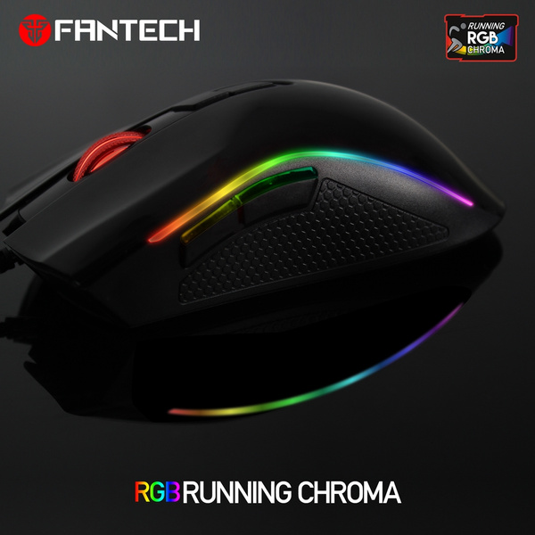 Fantech X4 X5 X8 Custom Rgb Game Mouse 7d Key 4800 Dpi Free Switching Support Programming Software Macro Mouse Game For Lol Steam Cs Wish