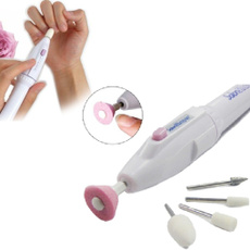 5 In 1 Nail Trimming Kit Electric Salon Shaper Manicure Pedicure Kit (Color: White,50g)
