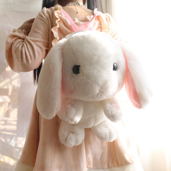 bunny plush bolsa