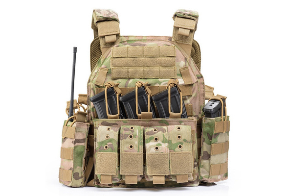 Multi-functional Tactical Vest Forces Combat Training Vest Army Fans  Outdoor Vest CS Game Vest Expand Training Field Equipment