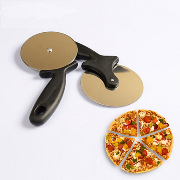 Kitchen Baking Tools Stainless Steel Pizza Wheel Slicer Round