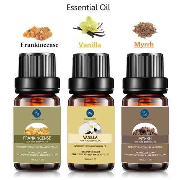 Lagunamoon Essential Oils Gift Set, 6 Pcs Pure Essential Oils for