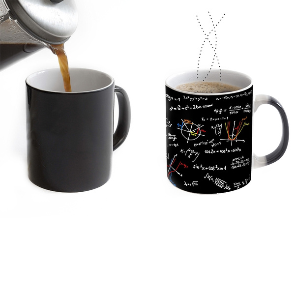 Math Equations Heat Reactive Coffee Mug