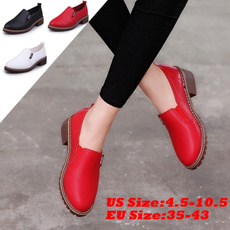 Women Flat Shoes Oxford Shoes Genuine Leather Shoes