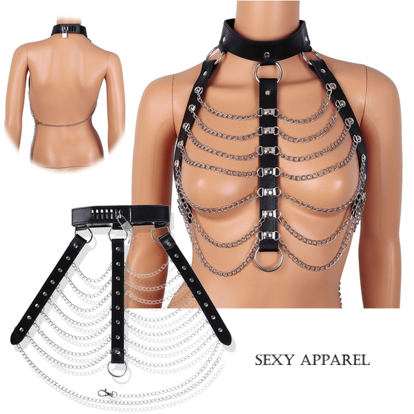 leather body chain