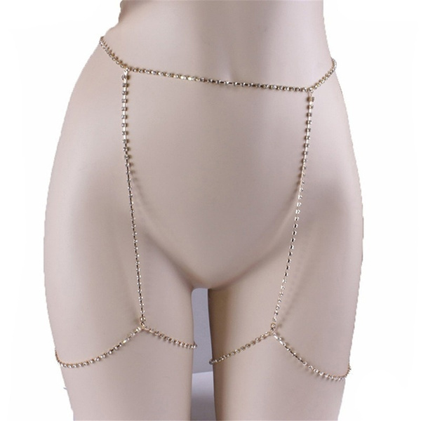 Body Chain Crossover Adjustable Harness Bikini Fashion Belly Chain Chest  Chain Waist Chain Necklace