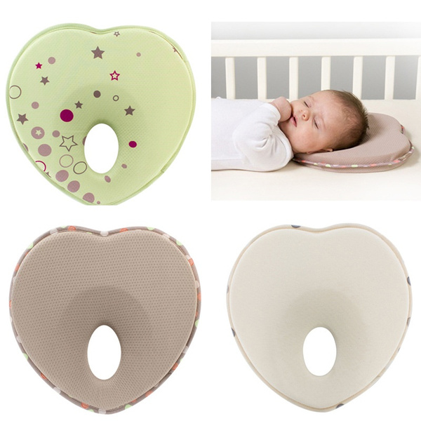 Prevent Flat Head Infant Baby Soft Pillow Memory Foam Cushion Sleeping Support L 