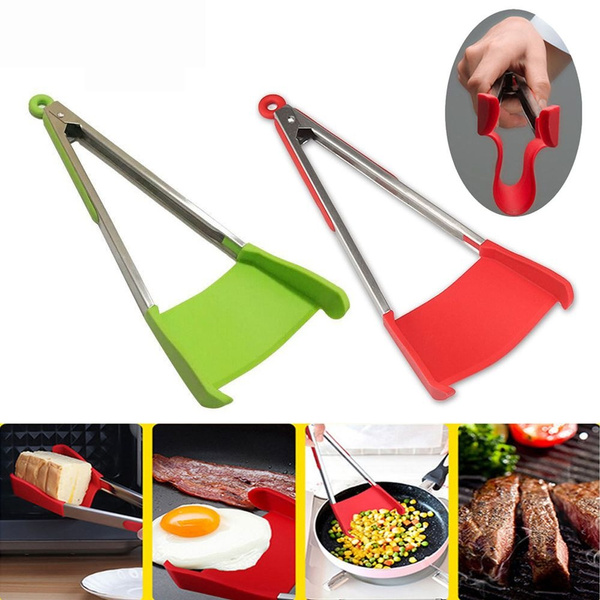 Clever Tongs: 2-in-1 Kitchen Spatula and Tongs