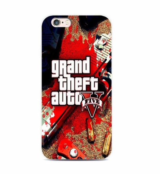 33DD Grand Theft Auto GTA V Soft Silicone Cover Case for iphone 5 5s se 6  6s 8 plus 7 7 Plus X XS SR MAX case - Price history & Review