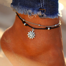 Summer, Fashion, Anklets, personalityanklet