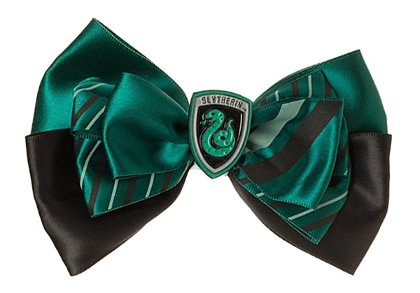 Harry Potter Straw Topper Bow • Slytherin
