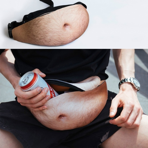 belly print fanny pack