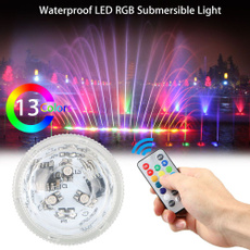 Fashion Multi Color Submersible 13 LED RGB Light Lamp Party Vase Underwater Waterproof Remote