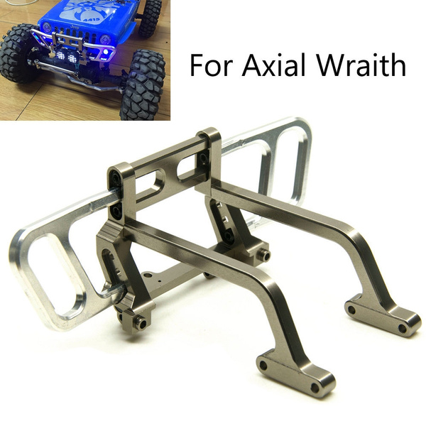 Bull Bar for Axial 1/10 Wraith RC Car C25021SILVER CNC Alloy T2 F Bumper Guard 