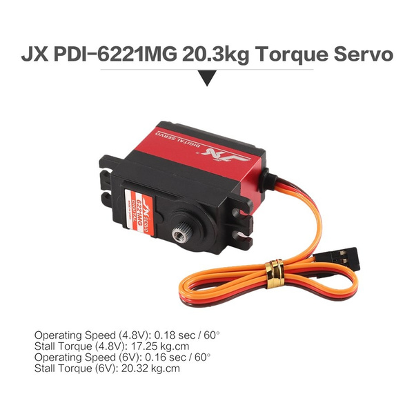 Jx Pdi 6221 4 8 6v 0 16sec 60 A Digital Servo 3kg Torque For 1 10 1 8 Rc Car Wish