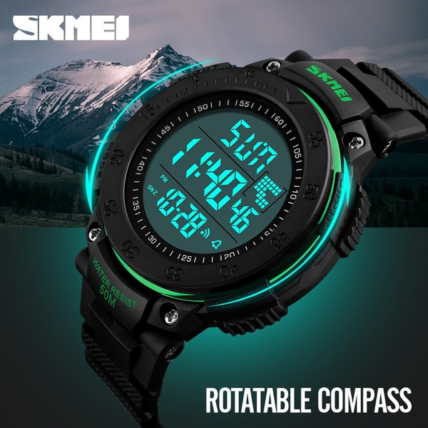 SKMEI Mannen Sporthorloges BackLight Horloge 50 M Waterdichte Militaire  Digital Mode Mannen | Wish