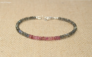 pink, Beaded Bracelets, Jewelry, yogabracelet