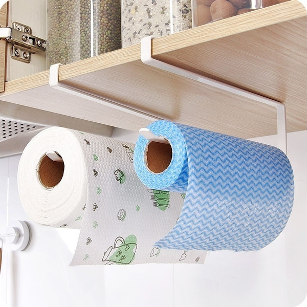 Paper Towel Holder Under Cabinet, Wall Mount Paper Towels Rack for