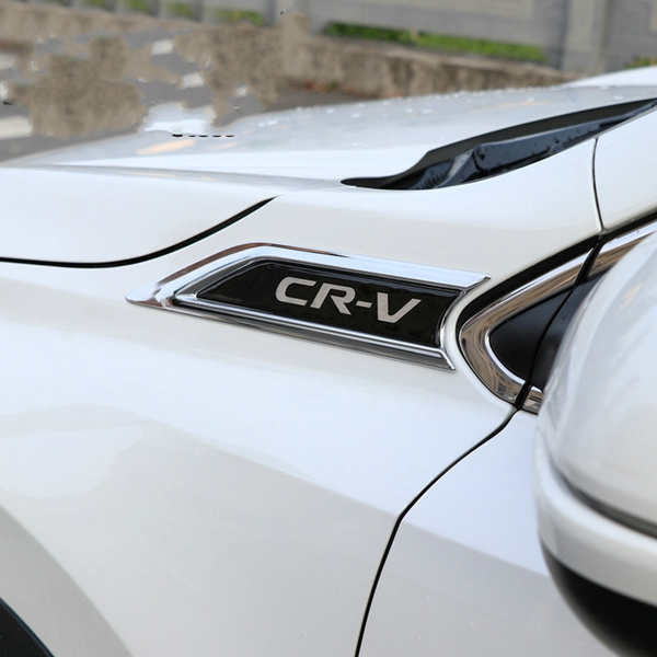 2PCS Car Styling Chrome ABS Front Fender Engine Cover Trim Sticker for HONDA  CRV CR-V 2017 2018 | Wish