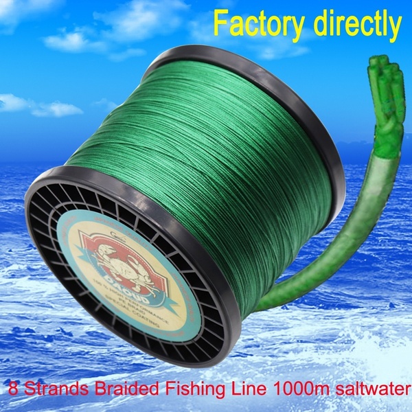 DAOUD 1000m Japanese Braided Fishing Line 8 Strands, Super Strong  Multifilament Polyethylene PE Orange Braided Fishing Line From Jace888,  $28.67