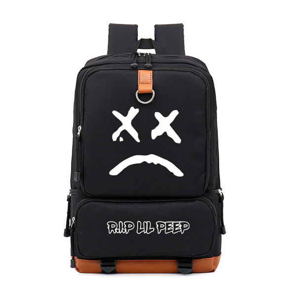 Hip Hop R.I.P Lil Peep Backpack Students School Bag for Teenagers Men Women Travel Bag Laptop Backpack