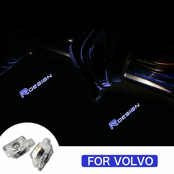 RDESIGN Car LED Projector Laser Logo Lights Door Light for Volvo S60 S60L  V60 S80 V40 XC90 S80L C30 XC70 Car Styling