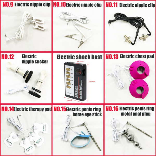 Professional Electric Shock Therapy Massage Dual Output Host, Physiotherapy  Host Accessories, Electric Shock Toys, Multiple Choices Electric Shock