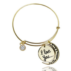 iloveyou, Fashion, bestfriend, gold bracelet