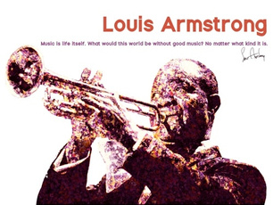 louisarmstrongposter, jazzposter, armstrong, Posters