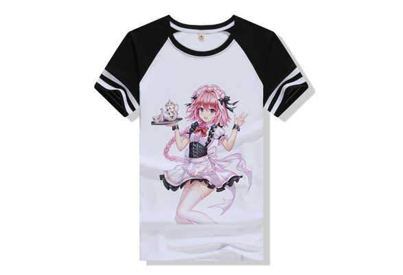 Summer Anime T-Shirt Fate/Grand Ordre Astolfo unisexe manches courtes casual Tee 31