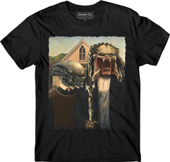 Goth, Funny T Shirt, Printed Tee, xenomorph