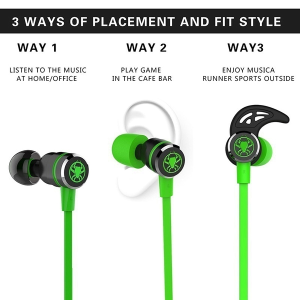 Original Plextone G In Ear Game Earphone Magnet Headset Bass With Noise Cancelling Pk Razer Hammerhead Pro V2 Earbuds Headset For Computer Gaming Fone De Ouvido Wish