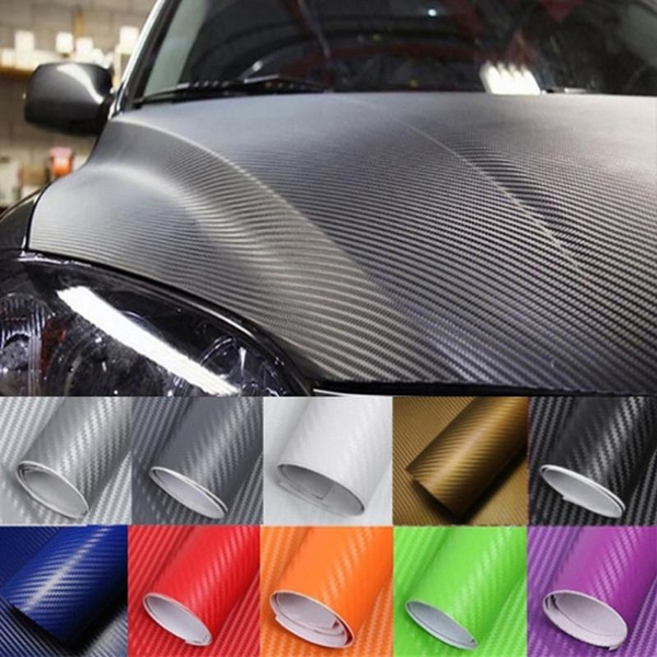 127cmX30cm 3D Carbon Fiber Vinyl Film Car Accessories Motorcycle Fibre Car Wrap Sheet Roll Film Sticker Decal. | Wish