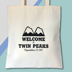 Canvas, twinpeaksbag, Totes, cultclassic